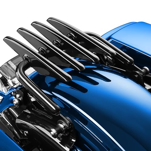 PBYMT Stealth Luggage Rack Compatible for Harley Touring Detachable Luggage Rack Compatible with Harley Davidson Street Glide Road Glide Road King Electra Glide Ultra Limited 20092024 Black