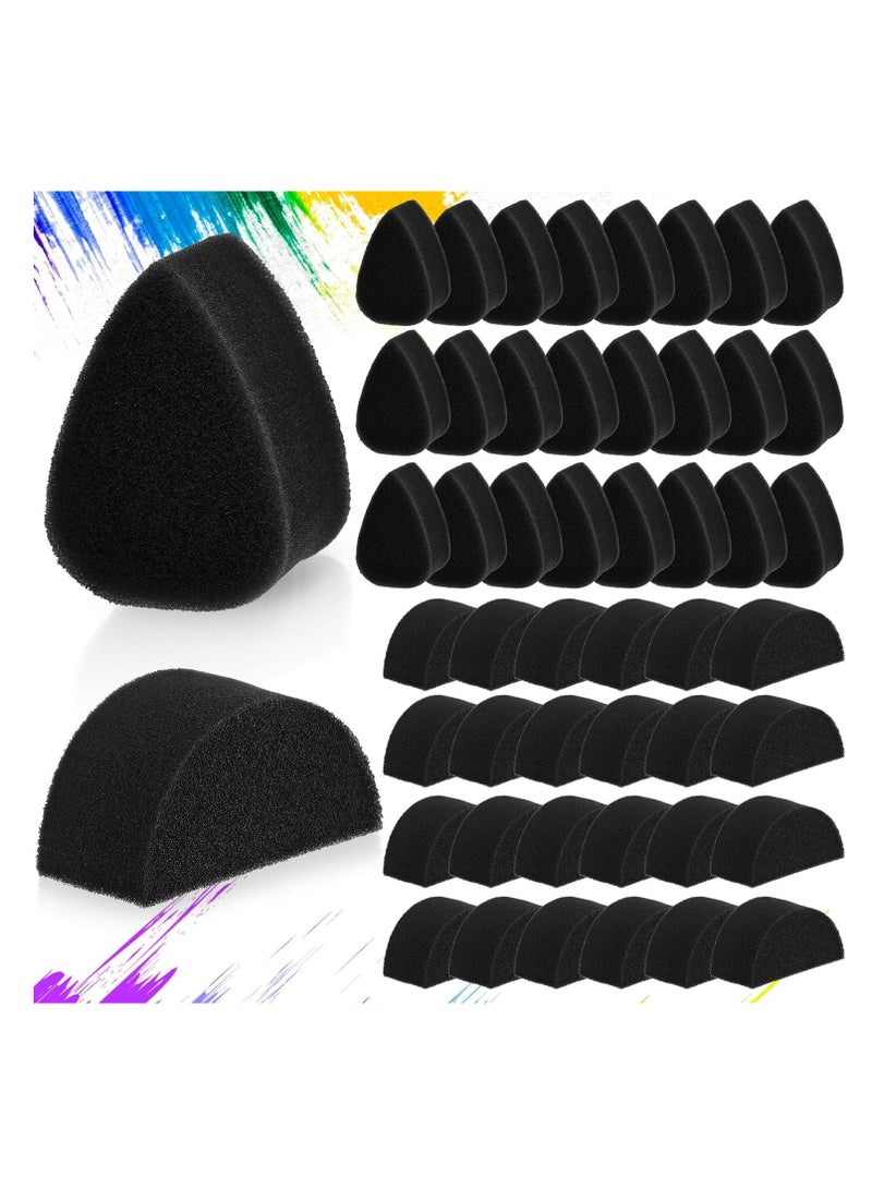 Zikra 50 Pcs Face Paint Sponges, Bulk Petals Face Painting Art Sponges High Density Face Painting Supplies for Art Work Body Crafts - Image 1