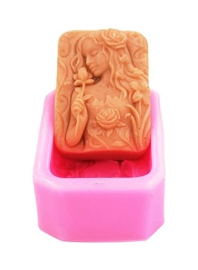 Rose Girl Silicone Soap Mold 3.4inch