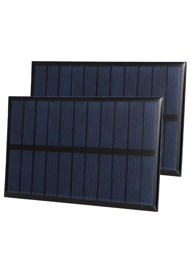 Thoraya 2Pcs Mini Polysilicon Solar Panel DIY Battery Charger Solar Power Charger Panel 1.6W 5.5V  - Image 5