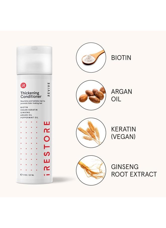iRestore Max Growth Bundle includes our Hair Growth Formula Supplement, Growth Activator Serum, Thickening Shampoo, and Conditioner to Combat Thinning and Promote Growth  - Image 3