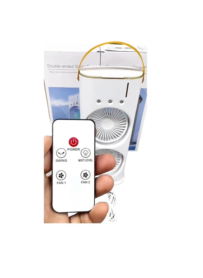 Rechargeable Cooling Fan – Cold Air & Refreshing Mist Anytime, Anywhere Bu