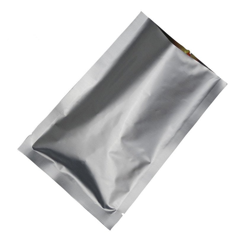MITOB أكياس Mitob Silver Mylar الأكياس النقية رقائق الأطعمة المسطحة كيس تخزين الطعام 3.9 مل الأعلى مفتوحة أعلى حرارة سد الحرارة لحلوى حبوب القهوة مع الشق المسيل للدموع (100 2.76x3.94 بوصة) - Image 4