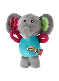 GIGWI GiGwi Plush Friendz Elephant Toy for Dogs, Non-Toxic, Soft, Plush Dog Toy with Squeaker, Gentle on Teeth & Gums, Perfect for Fetching, Snuggling, Tossing, Suitable for Small-Medium Dog Breeds, Brown  - Image 5