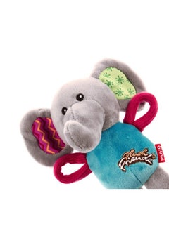 GIGWI GiGwi Plush Friendz Elephant Toy for Dogs, Non-Toxic, Soft, Plush Dog Toy with Squeaker, Gentle on Teeth & Gums, Perfect for Fetching, Snuggling, Tossing, Suitable for Small-Medium Dog Breeds, Brown  - Image 3