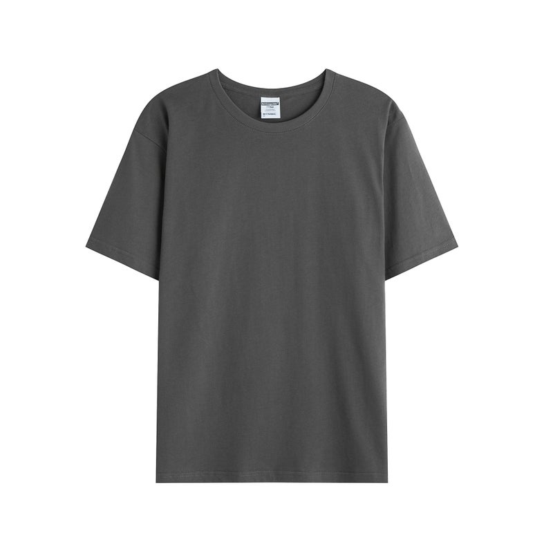 200 grams of pure cotton combed siro spinning advertising cultural shirt diy blank base shirt short sleeve t-shirt custom logo coconut green gray 