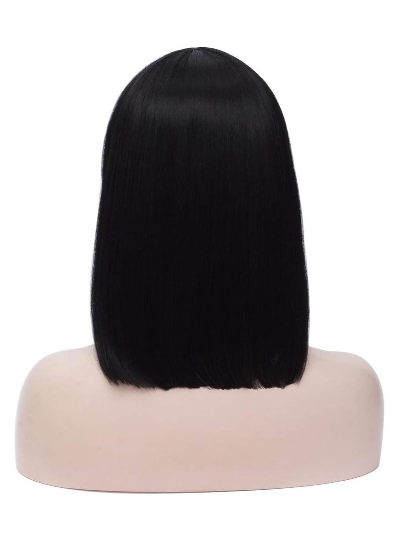 إستيل باروكات شعر بوب قصيرة مستقيمة من الألياف للنساء والفتيات ذات مظهر طبيعي ومقاوم للحرارة - Image 2