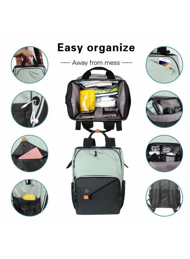 Hap Tim Laptop Backpack 15.6/14/13.3 Inch Laptop Bag Travel Backpack for Women/Men Waterproof Bag Backpack Large Capacity Travel Bag for College/Travel/Business (AE-7651GB) - Image 3