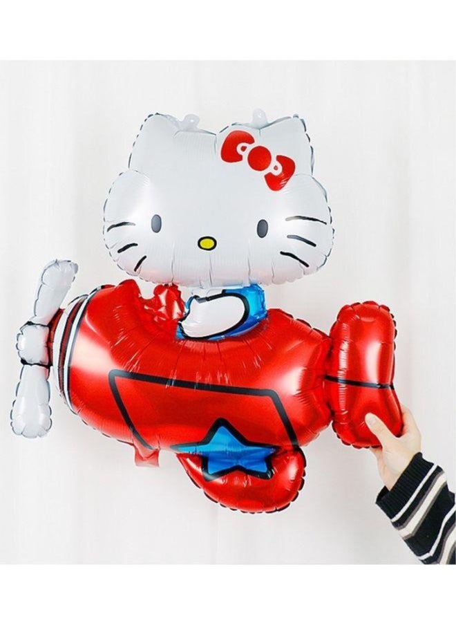 3 pc Kitty Foil Balloons Party Balloon Decorations Supplies Theme Idea Celebration Happy Birthday  - Image 3