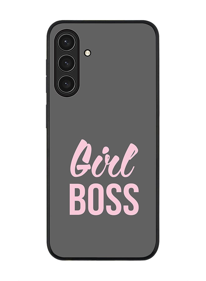 Stylizedd For Samsung Galaxy A17 / A17 4G / M17 Case,Slim fit Camera Protection, Shockproof Thin Phone cover  - Girl Boss (Grey) - Image 1