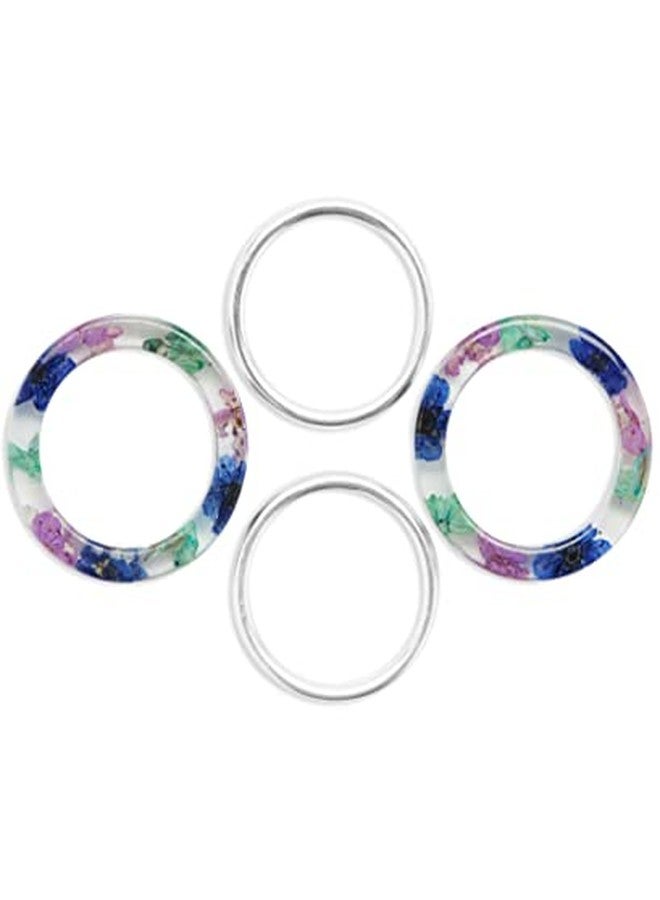 Lucky Brand Dried Flower Ring Stack - Image 3