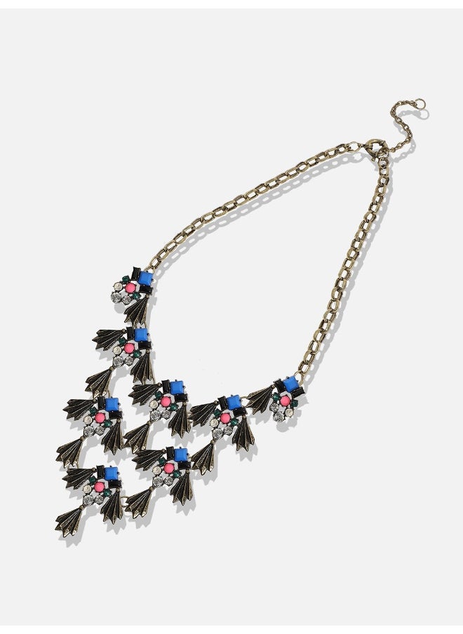 SOHI - Designer Statement Stone Necklace - Image 1