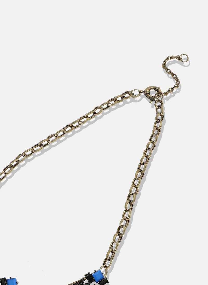 SOHI Designer Statement Stone Artificial Necklace Jewellery