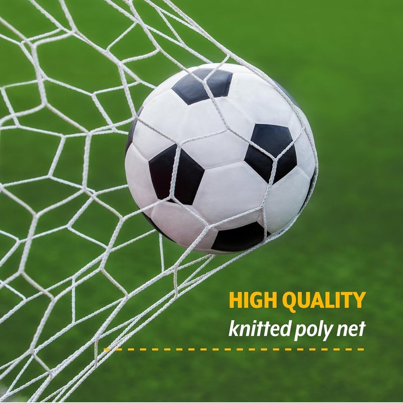 PUGG Pop Up Soccer Goal, Portable Training Football Knitted Poly Net Equipment, The Original Pickup Game Goal, Includes Two Goals & Bag - Image 5