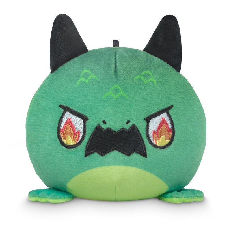 TeeTurtle Lizard and Dragon Reversible 4" Plushie - RPG Collection - Kawaii Cute Soft Stuffed Animals - Image 1