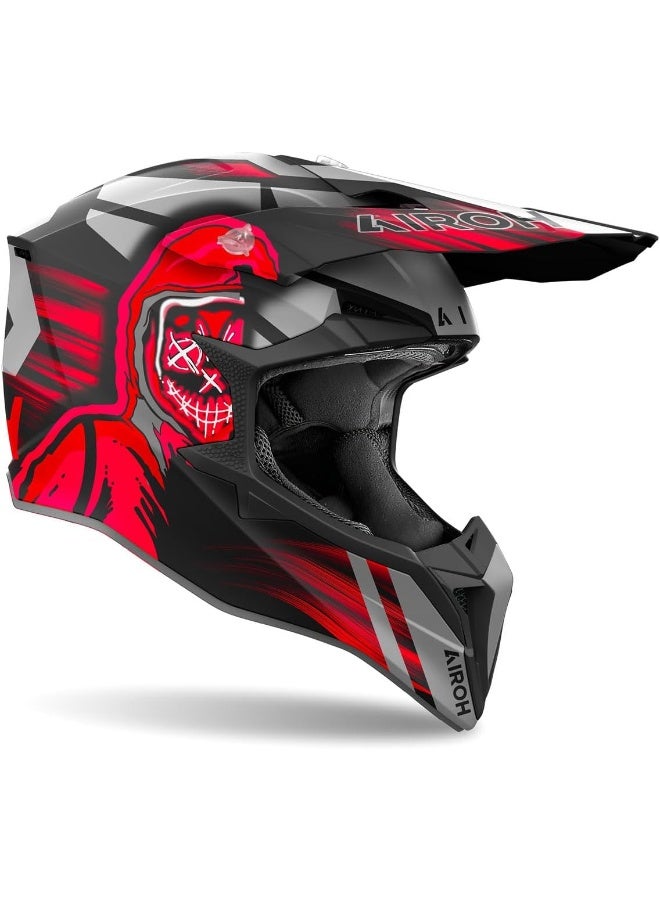 AIROH WRAAAP CYBER RED MATT S - Image 2