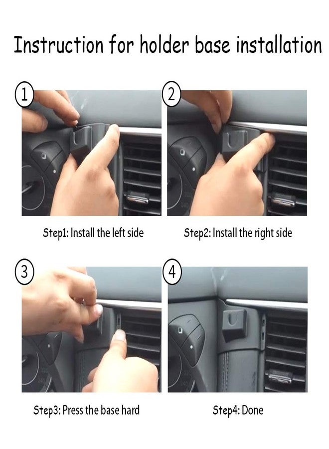 musttrue Car Phone Holder for 2017-2020 Nissan Armada Auto Accessories Navigation Bracket Interior Decoration Mobile Cell Phone Mount - Image 4