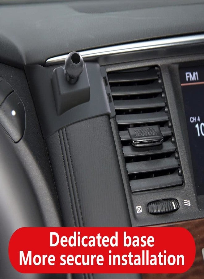 musttrue Car Phone Holder for 2017-2020 Nissan Armada Auto Accessories Navigation Bracket Interior Decoration Mobile Cell Phone Mount - Image 3