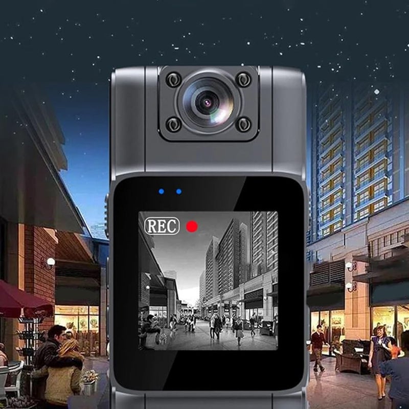 2K Body Worn Camera 32G Storage 180 Degree Rotating Lens HD TFT Screen Long Battery Life - Image 4