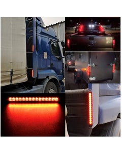 Generic 15 LED Waterproof Trailer Brake Tail Light Assembly - Red Stop Turn Tail Lights for Marine Boats, Golf Carts, Offroad Trucks, RVs, UTVs, and ATVs - 2pcs Brake Strip Lamp Set  - Image 2