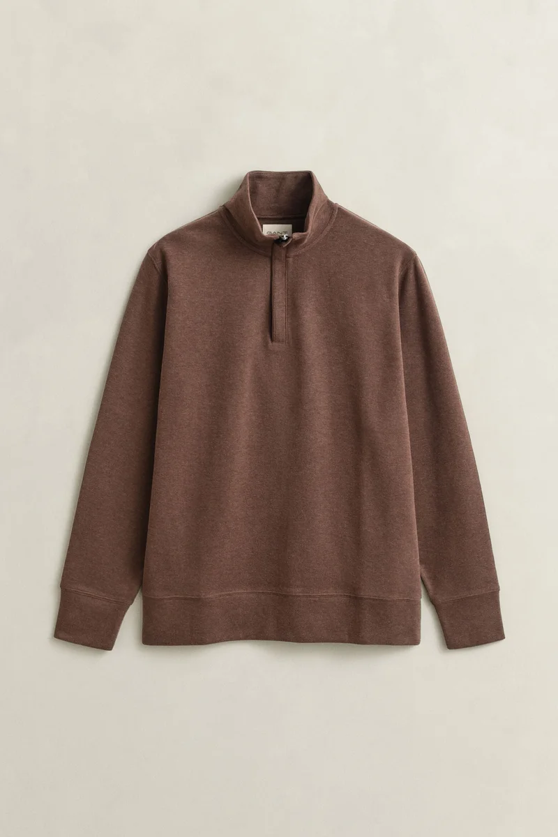Gant  Light Seersucker Half Zip Top for Men | Best Price UAE