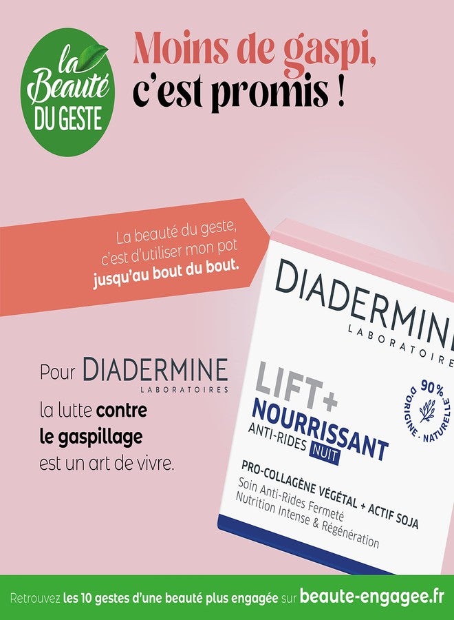 Diadermine Lift+ Nutrition Regenerating Anti-Wrinkle Night Cream with Pro-Collagen & Pro-Lipids 50ml by Diadermine - Image 5