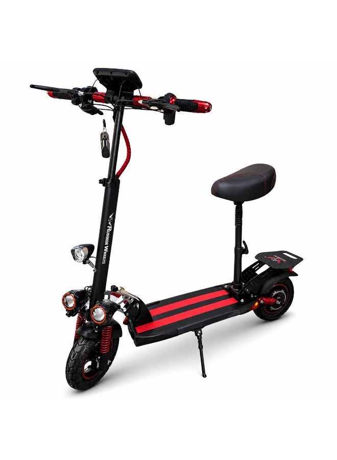 Rohan Wings KT4A Electric Scooter 3000W | 48V 13Ah Lithium Battery | 60-70 km/h Speed | 25-30 km Range | Seat | Bluetooth Speaker | Digital Display - Image 1