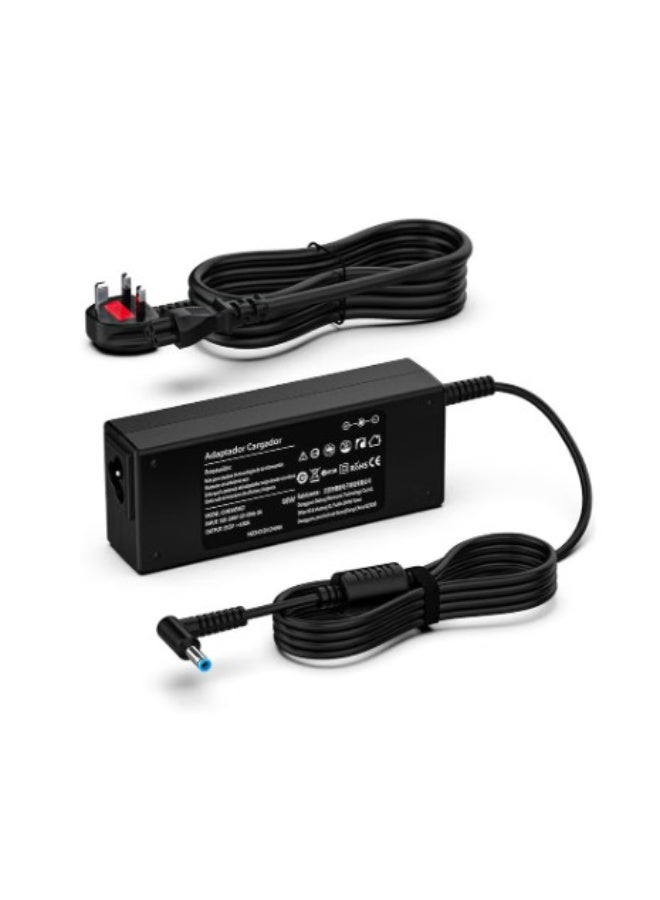 Terabyte 90W HP Laptop Charger,Power Supply Cable Adapter for HP Elitebook 840 850 820 830,ProBook 430 440 450 640 650,Pavilion X360 11 13 15,HP 240 250 255 G4 G5 G6 G7,Envy 13 15 17 Chromebook 11 14【4.5*3mm】 - Image 1