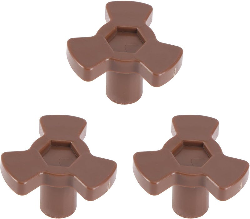 Lurrose Microwave Oven Turntable Accessories 4Pcs Plastic Coupler for Microwave Rotating Cores Inner Hole Diameter 0.8Cm Shaft Length 1Cm - Image 4