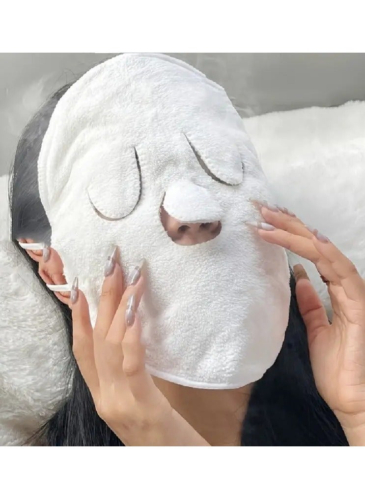 Goolsky Hot Compress Face Towel Masks, Reusable Facial Steamer Towel For Hot Cold Skin Care, Moisturizing Face Steamer, Beauty Facial Towel For Home And Beauty Salon - Image 2