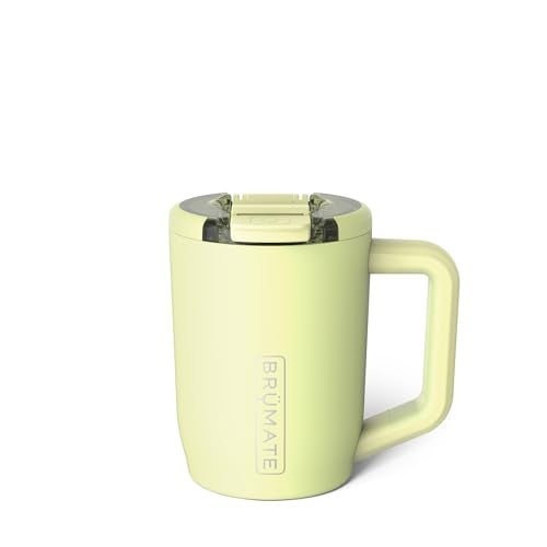BrÃ¼Mate BrüMate Müv - 15oz 100% Leak Proof Insulated Coffee Mug with Handle & Lid - Stainless Steel Coffee Travel Mug - Double Walled Coffee Cup (Prickly Pear) - Image 1