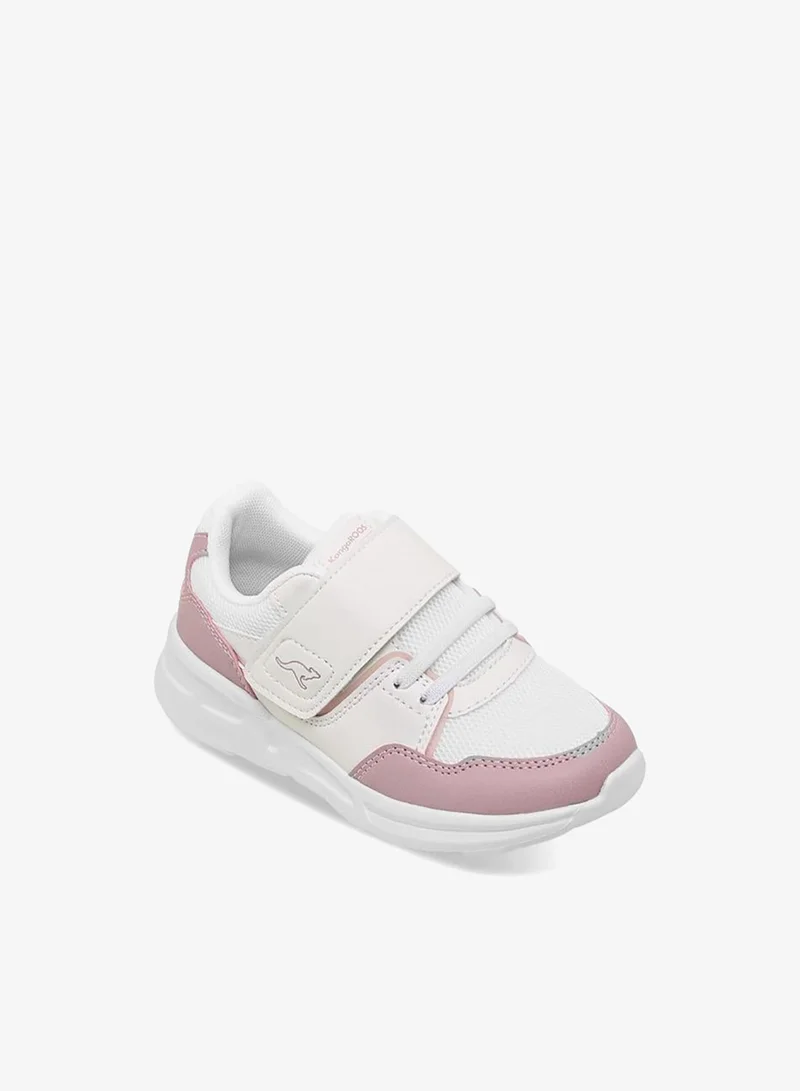 كانغاروس Girls Hook & Loop Ankle Sneakers