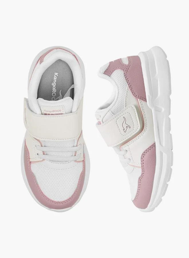كانغاروس Girls Hook & Loop Ankle Sneakers