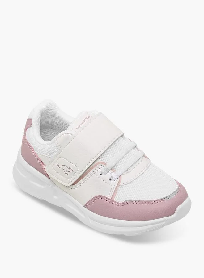 كانغاروس Girls Hook & Loop Ankle Sneakers
