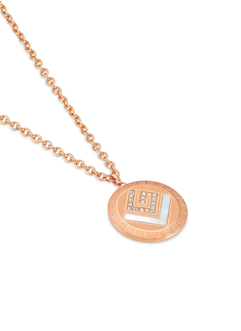 غاي لاروش Diane Rose Gold Plated Necklace for Women