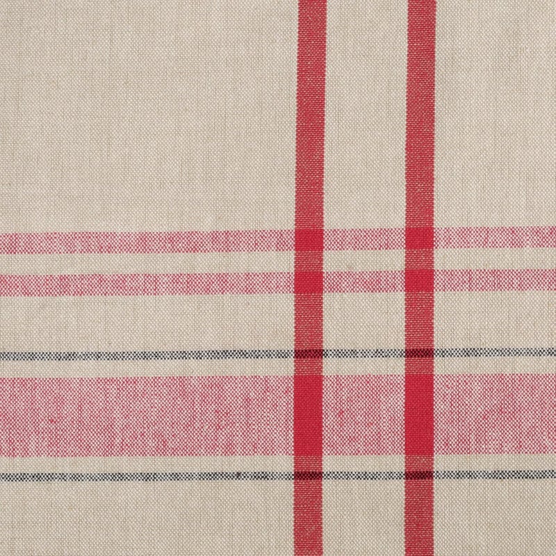 DII 100% Cotton, Machine Washable, Everyday French Stripe Kitchen Tablecloth For Dinner Parties, Summer & Outdoor Picnics - 60x84" Seats 6 to 8 People, Red - Image 3
