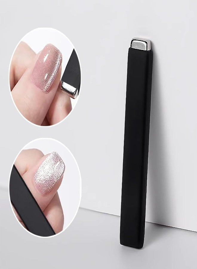 DANNEASY مجموعة أدوات مغناطيس الأظافر من دانيسى 13 قطعة، عصا مغناطيس الأظافر القوية بتأثير عين القط، طلاء أظافر مغناطيسي، قلم مغناطيس للأظافر، لوح مغناطيسي، جل أظافر مغناطيسي بتأثير عين القط لصالونات الأظافر - Image 4