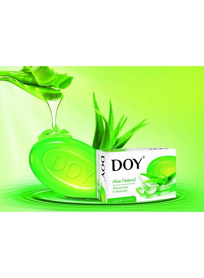 Doy Aloe Natural Soap 125 G (Pack Of 4) - Image 1
