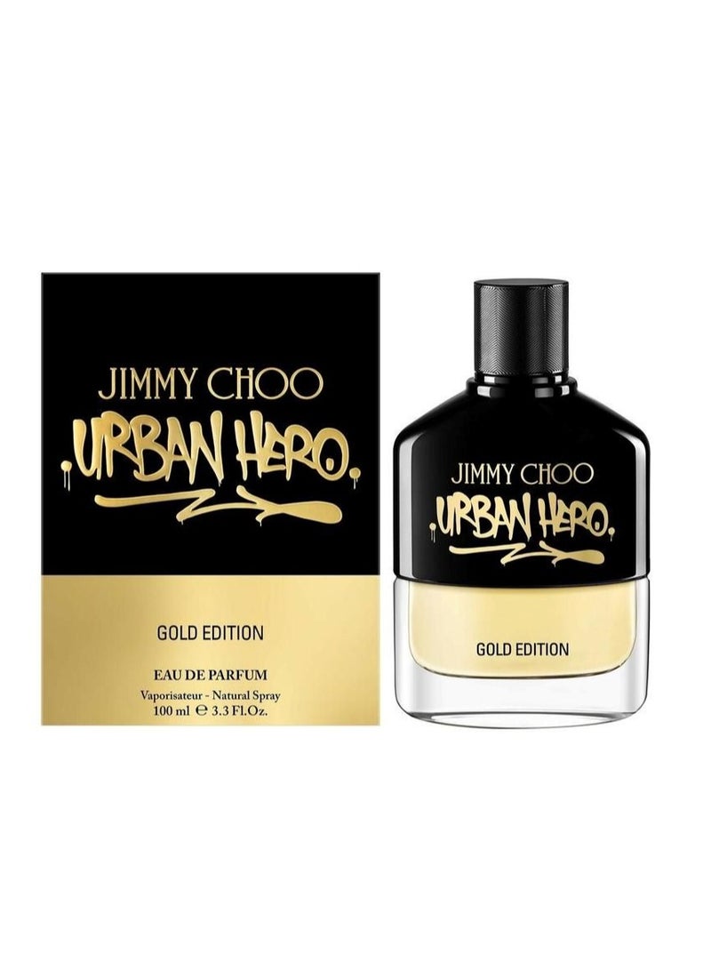 Jimmy Choo Urban Hero Gold Edition EDP 100ml - Image 2