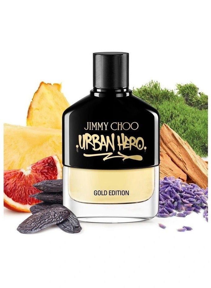 Jimmy Choo Urban Hero Gold Edition EDP 100ml - Image 3