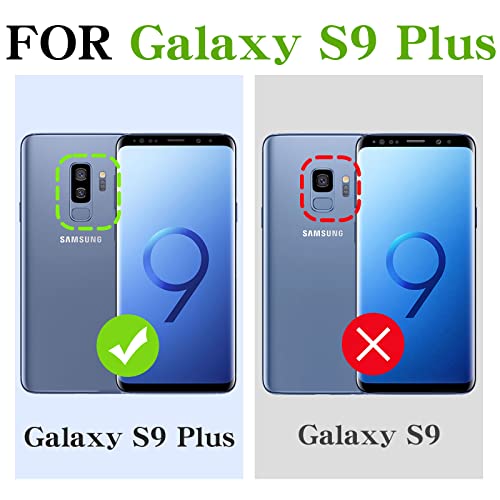Easyscen for Samsung Galaxy S9 Plus Phone Case Girls Women Cute Luxury Glitter Soft Slim Case with Ring Kickstand Bumper Shockproof Protective Cover - Pink - Image 2