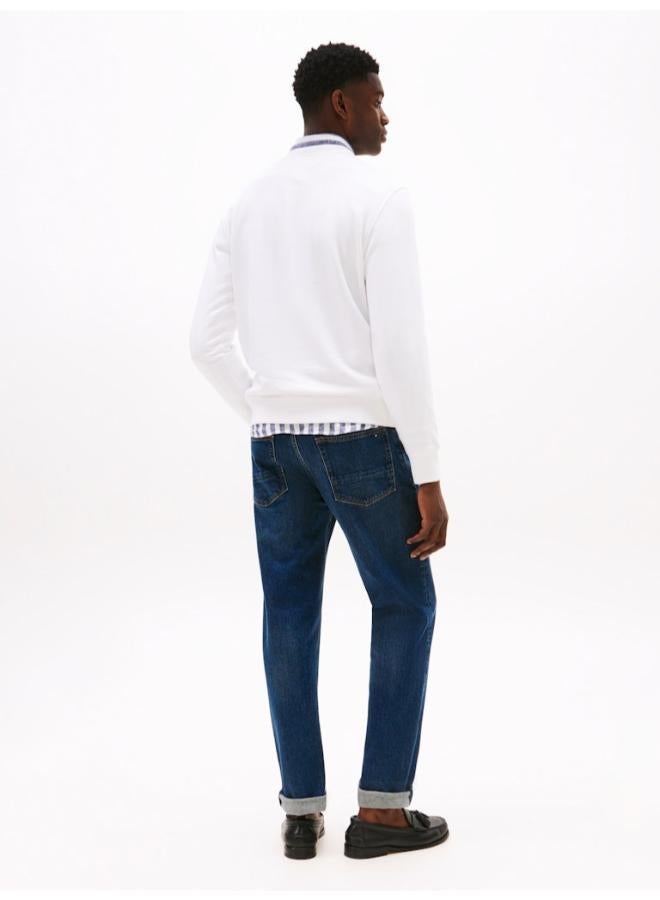 TOMMY HILFIGER Flag Embroidery Crew Neck Sweatshirt - Image 2