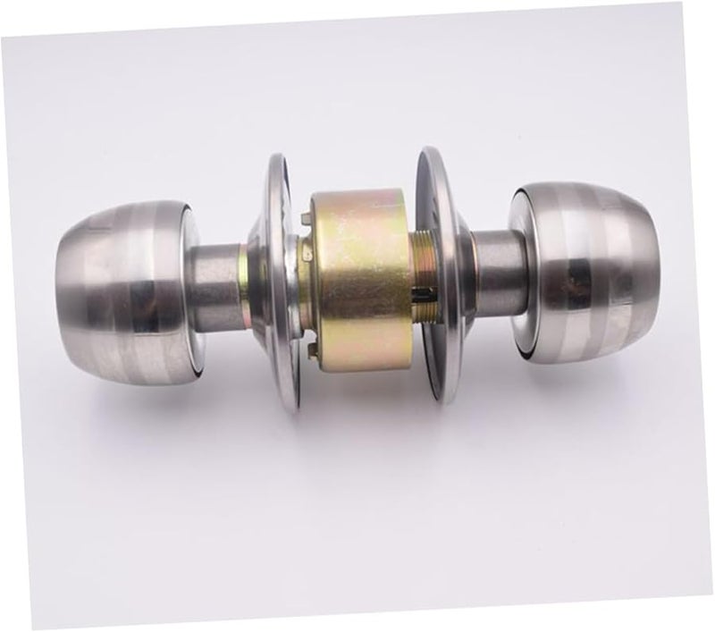 Stainless Steel Ball Door Lock Set with Keys Easy to Clean for Bathroom - Image 5