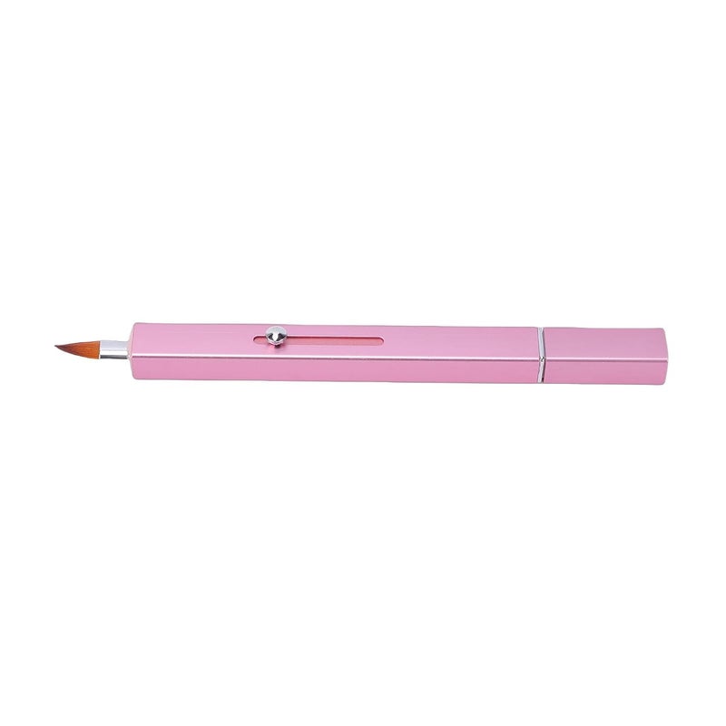 Retractable Lipstick Brush, Dual Head Makeup Brush with Cover, Lightweight Metal Handle, Ideal for Lip Liner, Concealer & Travel - Image 5