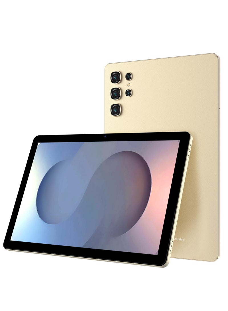 AIR TAB Airtab U25 Max 10.1" FHD Smart Tablet 16GB RAM 1TB ROM - with Arabic Keyboard Gold - Image 2