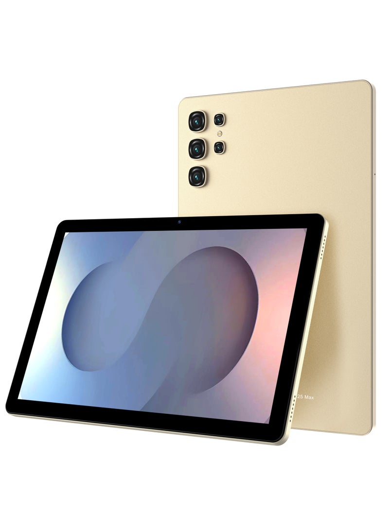 AIR TAB Airtab U25 Max 10.1" FHD Smart Tablet 16GB RAM 1TB ROM - with Arabic Keyboard Gold - Image 4