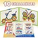 ArtCreativity Mushroom Peg Puzzle for Kids with 10Challenges Fun Brain Teaser peg Game for Children Mushroom Puzzle Creative Educational Learning Toy Gift Idea for Boys and Girls - Image 4