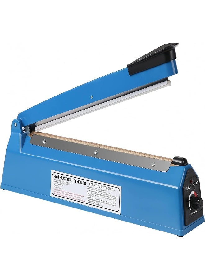 MOMENT Heat Sealer Machine Manual Bags Sealer Heat Sealing Machine 8 Inch Sealer Machine For Plastic Bags Pe Pp Bags With Extra Replace Element Grip  - Image 1