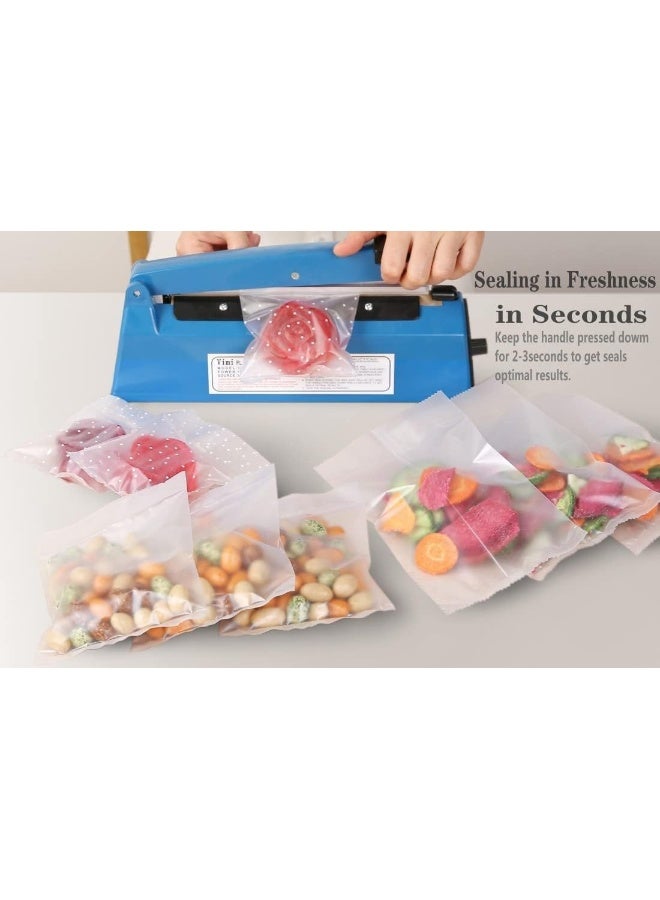 MOMENT Heat Sealer Machine Manual Bags Sealer Heat Sealing Machine 8 Inch Sealer Machine For Plastic Bags Pe Pp Bags With Extra Replace Element Grip  - Image 3