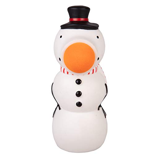 Hog Wild Winter Snowman Ball Popper Toy - Includes 4 Soft Foam Balls - Squeeze to Pop Air Powered Balls Up to 20 Feet - for Indoor/Outdoor Play - Gift for Kids, Girls, Boys - Image 4